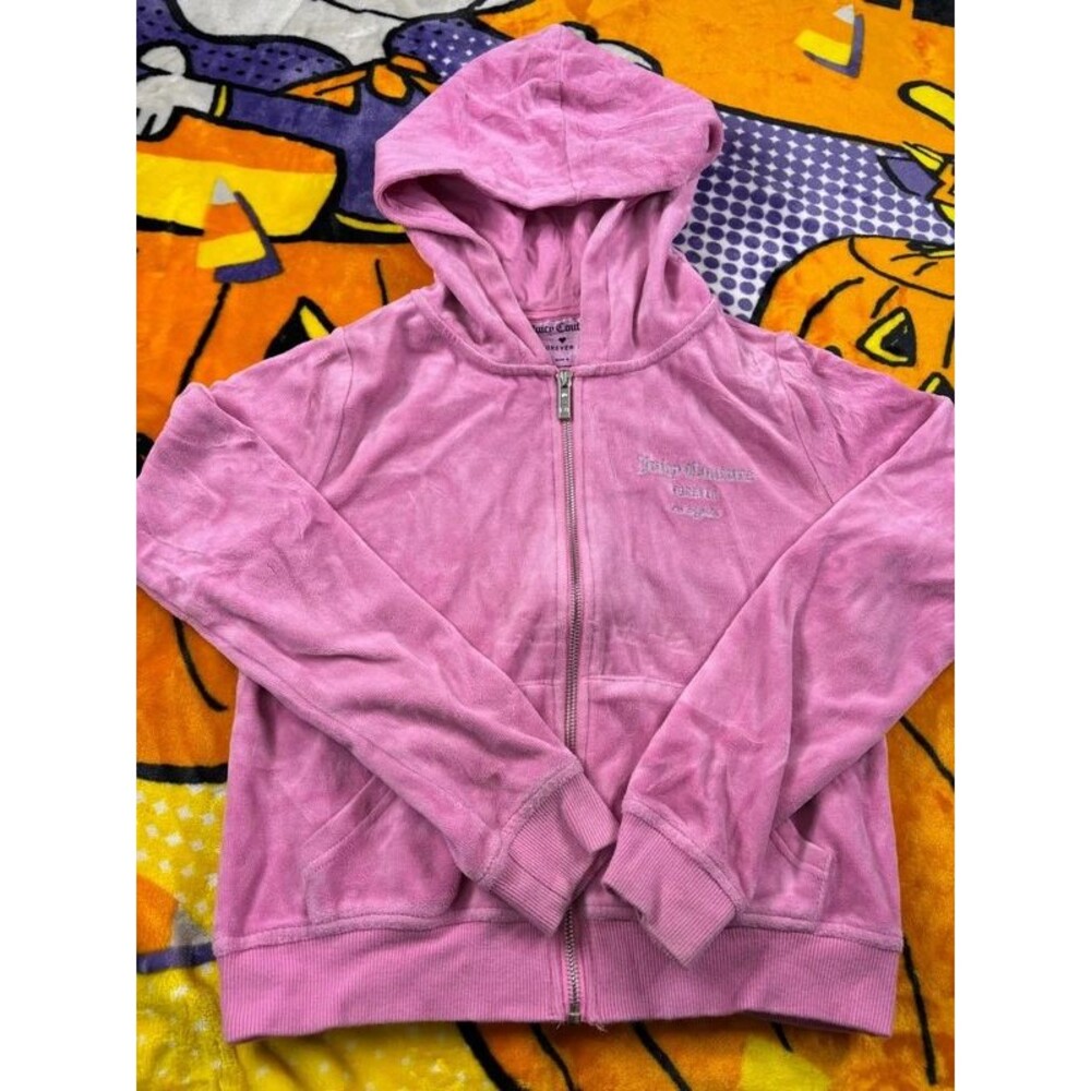Juicy Couture x Forever 21 Pink Zip Sweater Women S